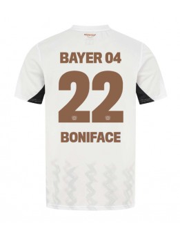 Bayer Leverkusen Victor Boniface #22 Auswärtstrikot 2024-25 Kurzarm